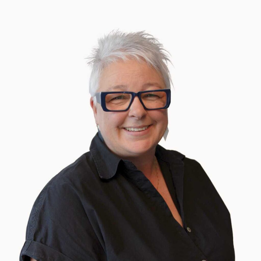 Portrait of Julie Whitaker, practice manager and receptionist Embrace Orthodontics