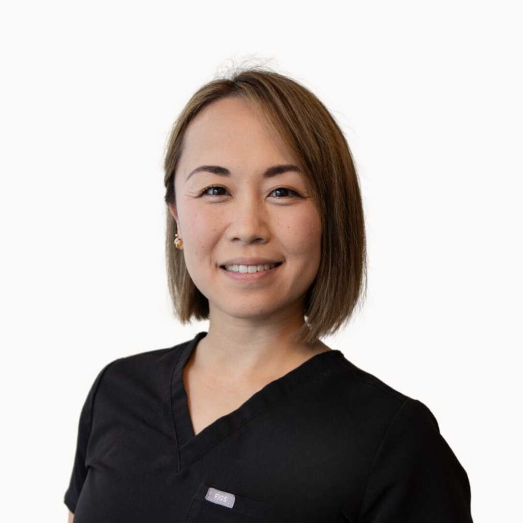 Portrait of Yuki Taylor, clinical manager and orthodontic auxiliary Embrace Orthodontics