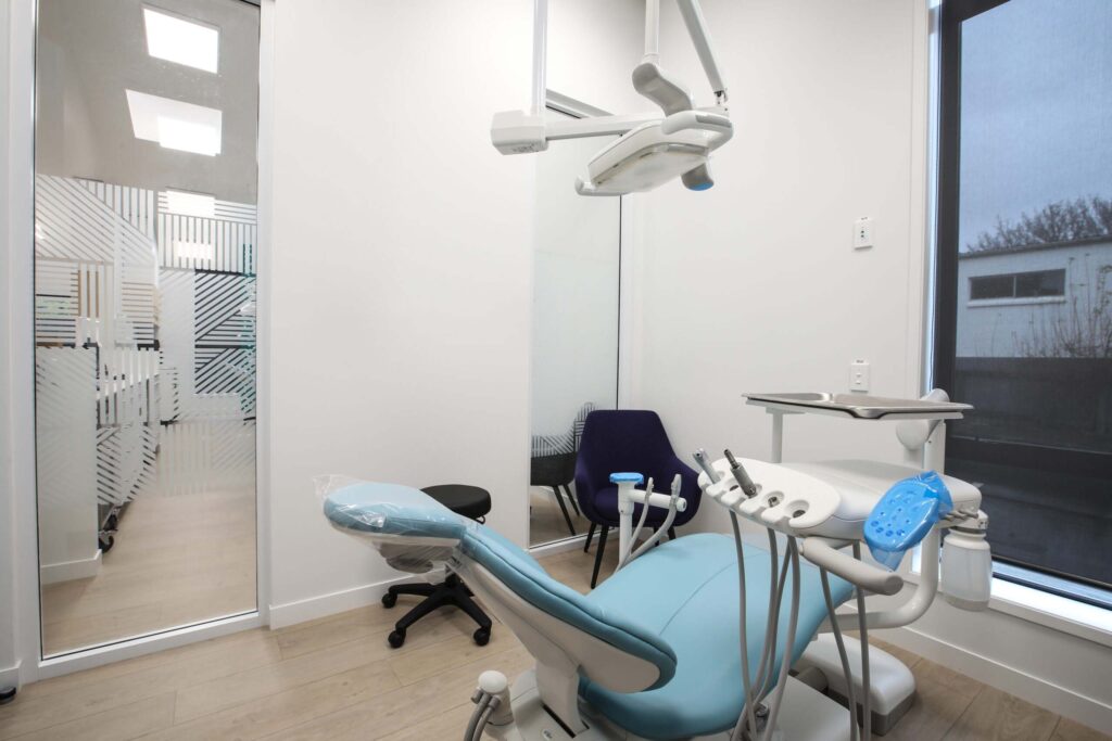Orthodontic treatment room at Embrace Orthodontics in Queenstown